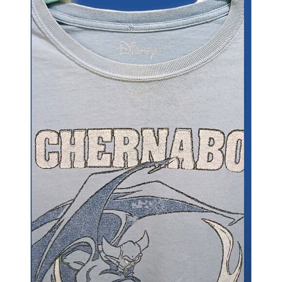 Disney Fantasia Chernabog T-Shirt Men’s L Oversized Distressed Faded HTF Vintage - Picture 9 of 11